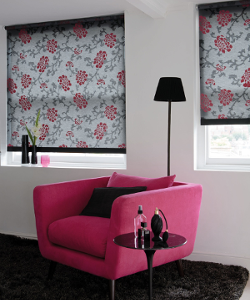 Рулонные шторы в гостиную