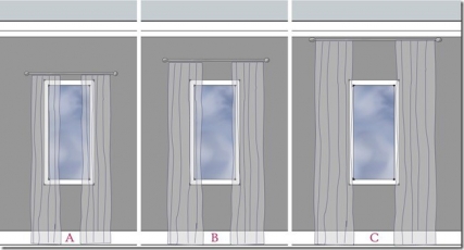 Как высоко крепить карниз для штор