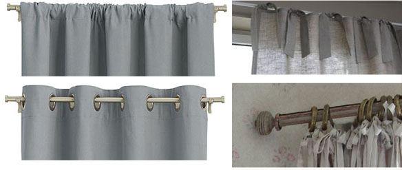 Как повесить шторы на карниз