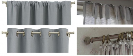 Как повесить шторы на карниз