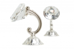 Штородержатель NV08 КРИСТАЛЛ 10 см Прозрачный