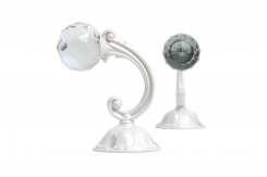 Штородержатель NV03 ШАР 10 см Прозрачный