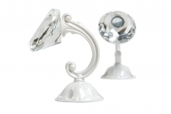 Штородержатель NV08 КРИСТАЛЛ 10 см Прозрачный