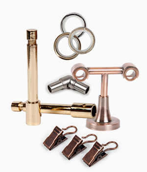 Фурнитура для карнизов Артметалл d16