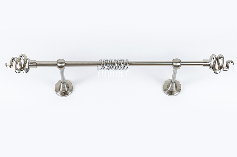 Карниз Артметалл однорядный , Эскимо Нержавеющая сталь 3400 мм