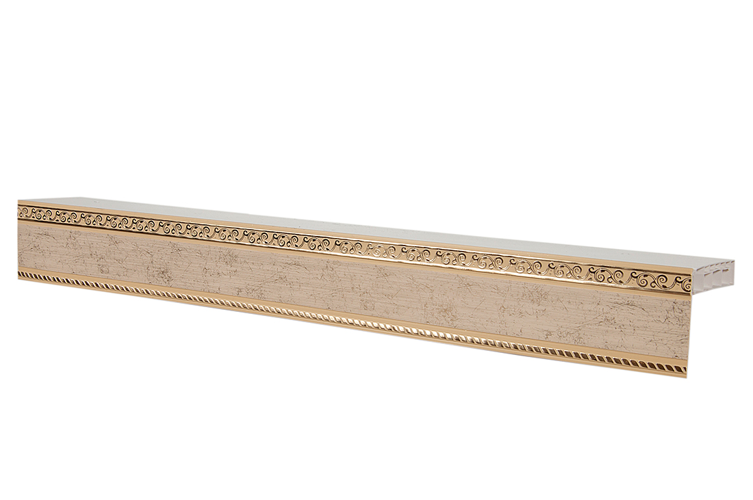 260 карниз ЭКОНОМ+"Есенин" золото ОНИКС Россия в инд. уп 