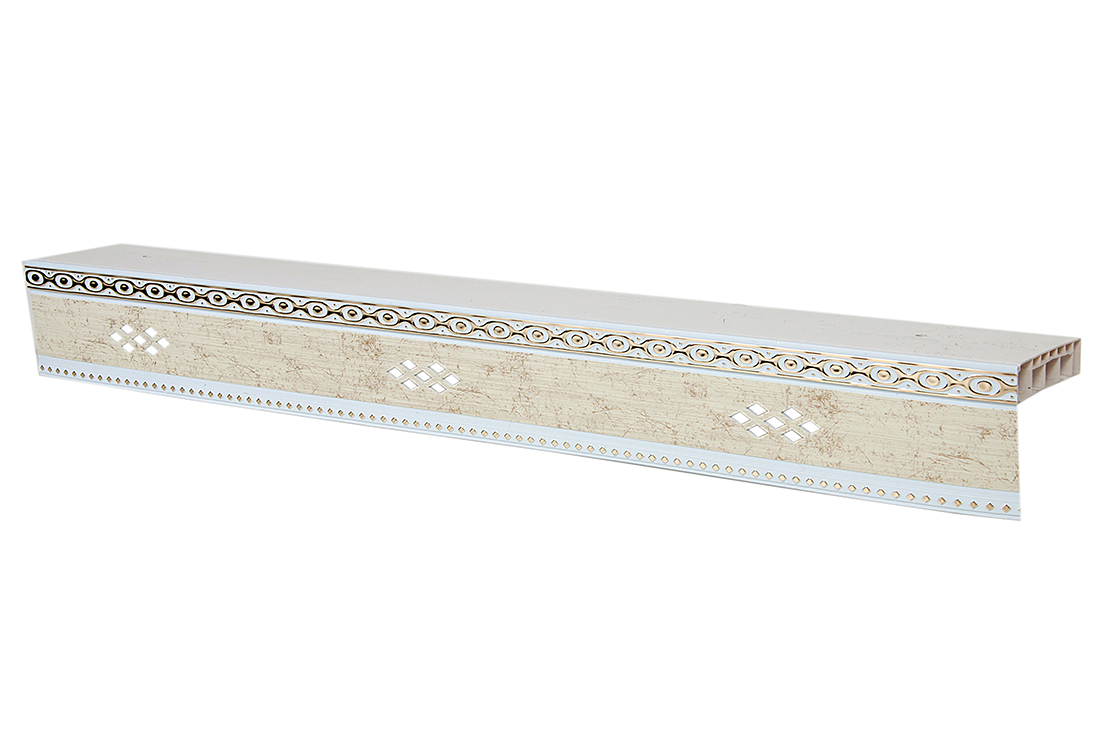 400 карниз ЭКОНОМ+"Ромб" золото ШАМПАНЬ Россия в инд. уп.