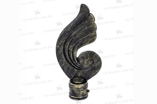 Наконечник "АРГО" кор.золото d 16 мм (2 шт)