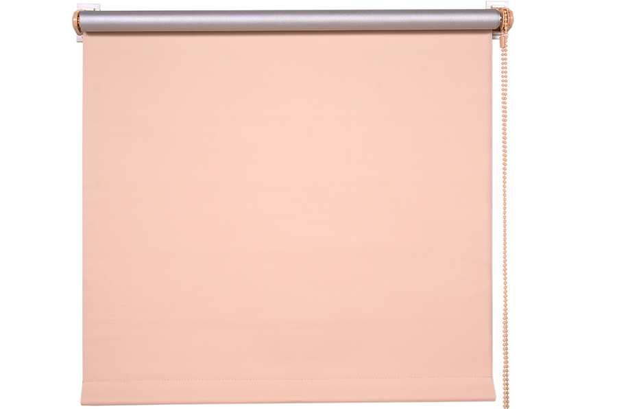 Ролет штора 45*160 см Блэкаут BASIС персик