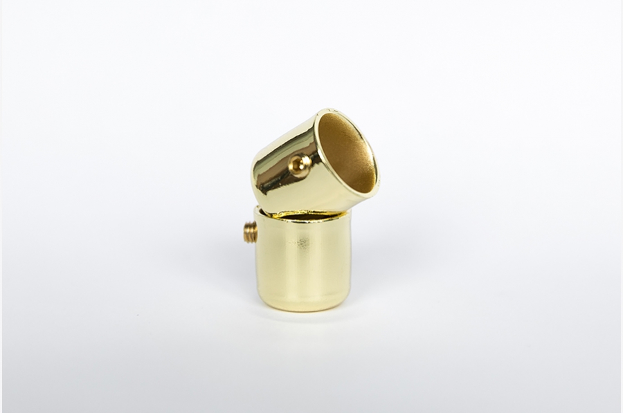 Заглушка карниза - d 16 мм ЗОЛОТО ГЛЯНЕЦ (2 шт) в упаковке