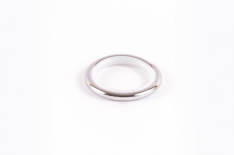 Кольцо Карниза d 16 мм НЕРЖ СТАЛЬ (10 шт) в упаковке