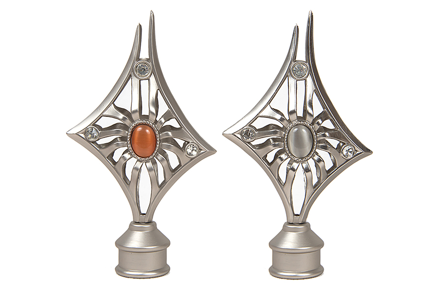 Наконечник "ПАЛЕРМО" сатин d 28 мм (2 шт)