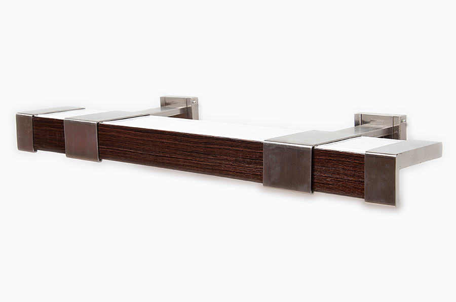 Карниз прямоугольный алюминиевый БАТТЕРФЛЯЙ Венге 320см