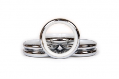 Кольцо d28 мм с крючком для карниза Корона