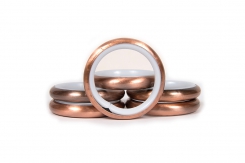 Кольцо d28 мм с крючком для карниза Корона