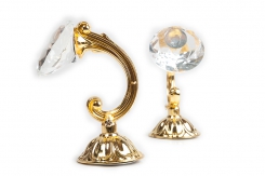 Штородержатель NМ08 КРИСТАЛЛ 12см Прозрачный