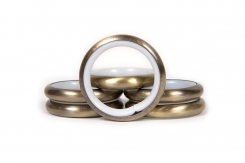 Кольцо d28 мм с крючком для карниза Корона