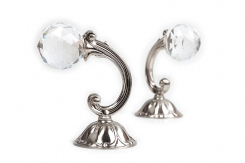 Штородержатель NV08 КРИСТАЛЛ 10 см Прозрачный