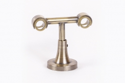 Держатель 16 мм ПОТОЛОЧНЫЙ ДВ. открытый