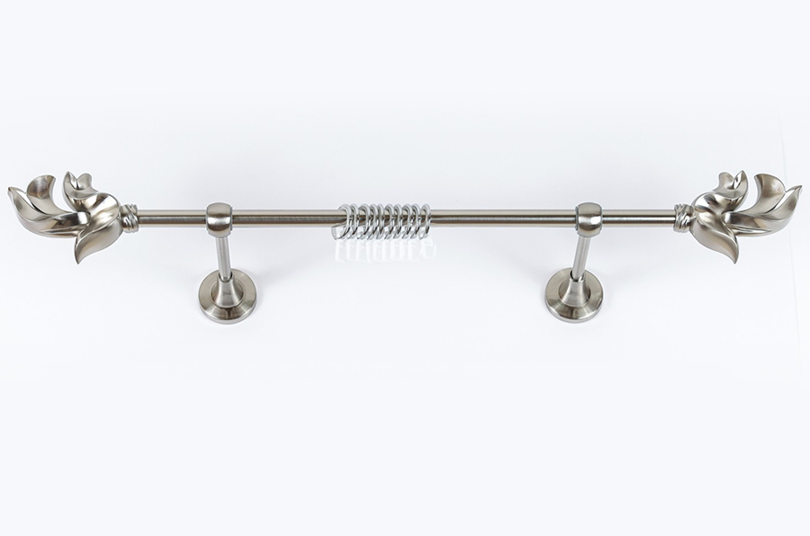 Карниз Артметалл однорядный Факел Нержавеющая сталь 3000 мм